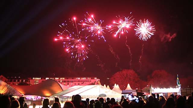 Silvester am Meer Feuerwerk